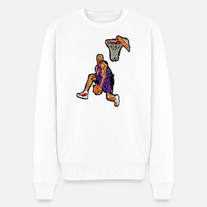 VINSANITY Dunk Contest 2000 Streetwear - Pull Premium bio Homme - blanc