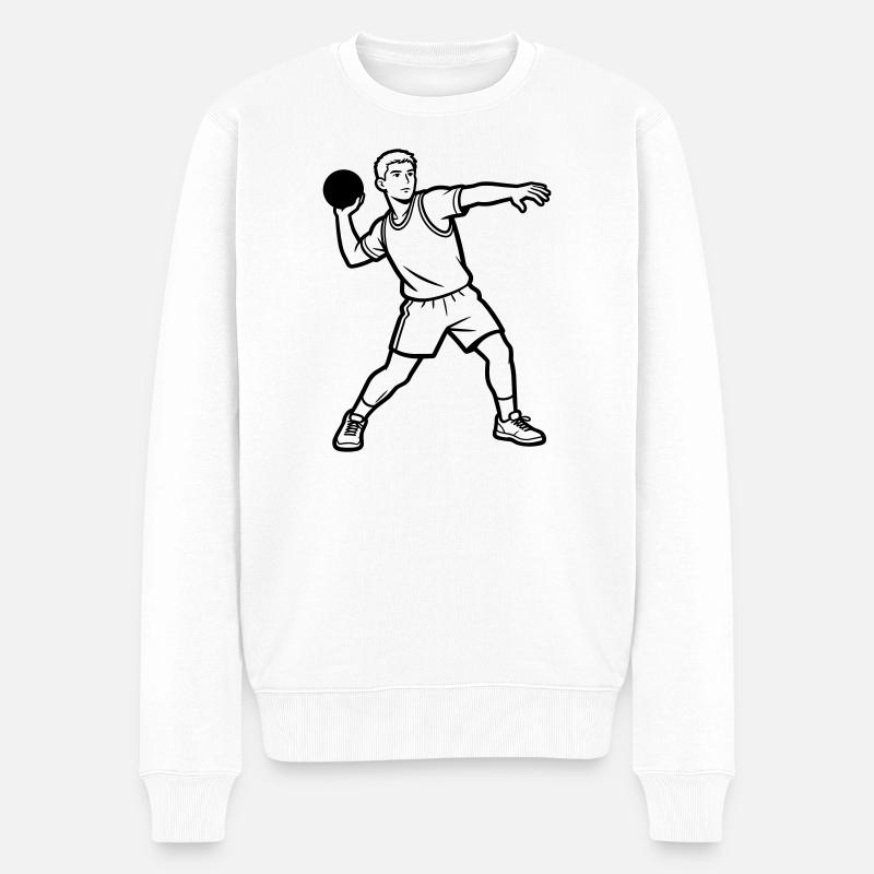 Balle au prisonnier - Pull Premium bio Homme - blanc