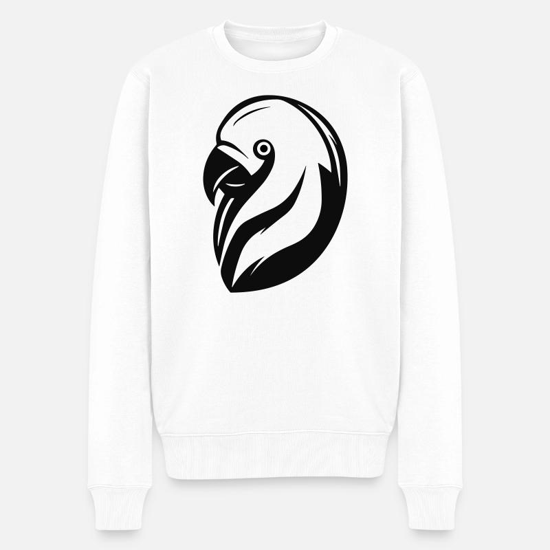 Perroquet - Pull Premium bio Homme - blanc