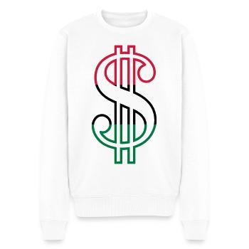 Signe dollar - Pull Premium bio Homme - blanc - Devant - Thijin (182cm)