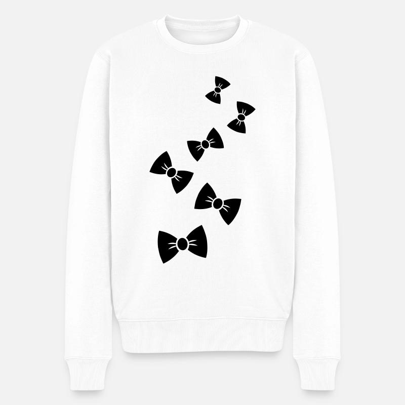 Noeud papillon Gentleman - Pull Premium bio Homme - blanc