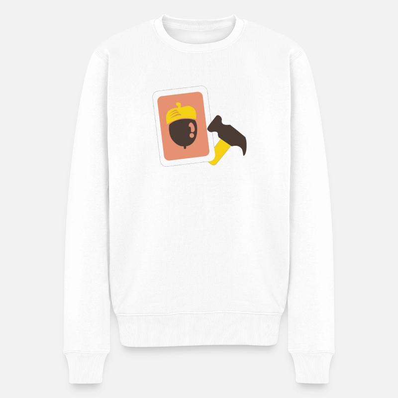 Instructions / ACNH - Pull Premium bio Homme - blanc