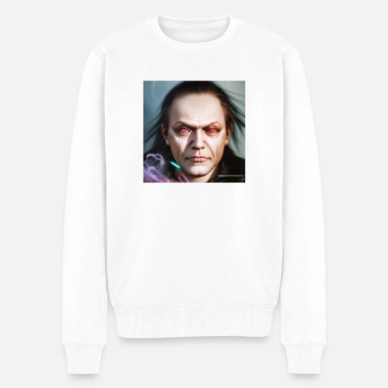 Joe - Männer Premium Bio Pullover - Weiß