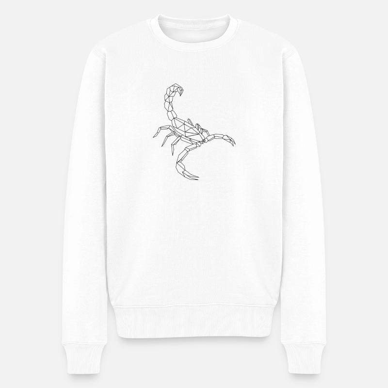 Scorpion - Pull Premium bio Homme - blanc