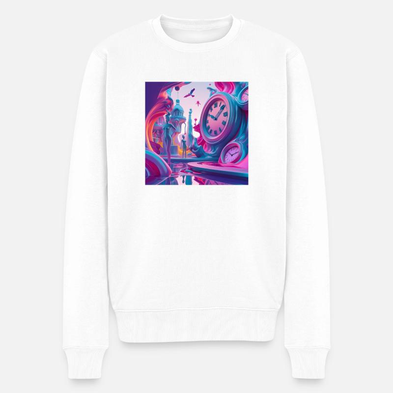 Hypersurréalisme - Pull Premium bio Homme - blanc