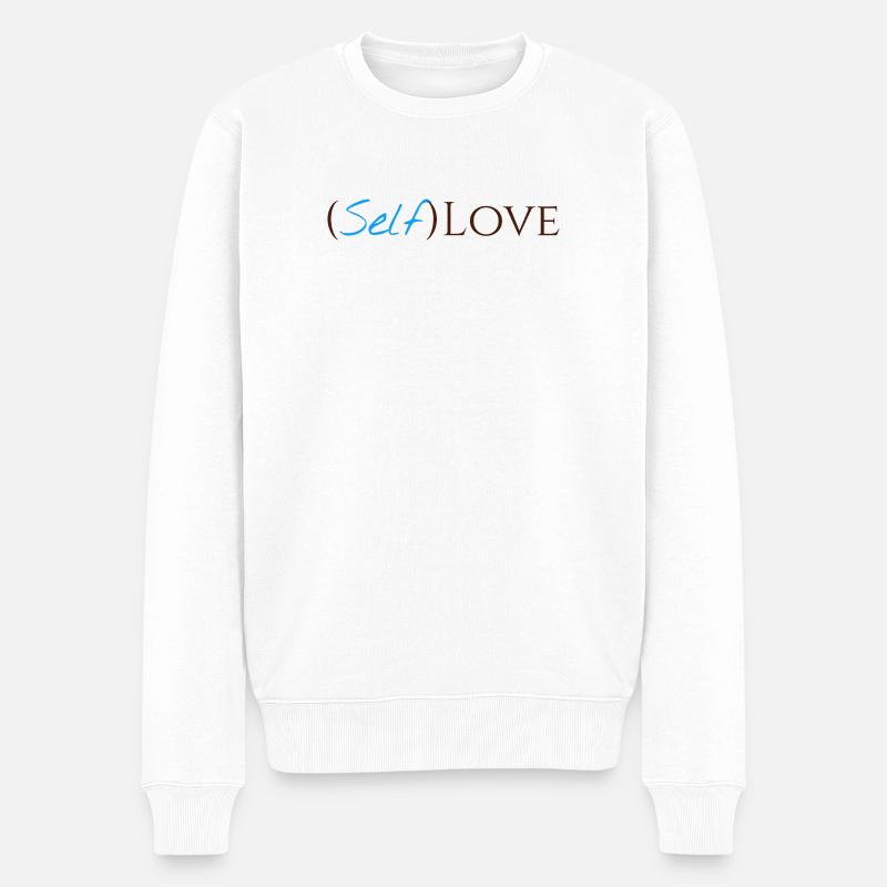 (Amour de soi) - Pull Premium bio Homme - blanc