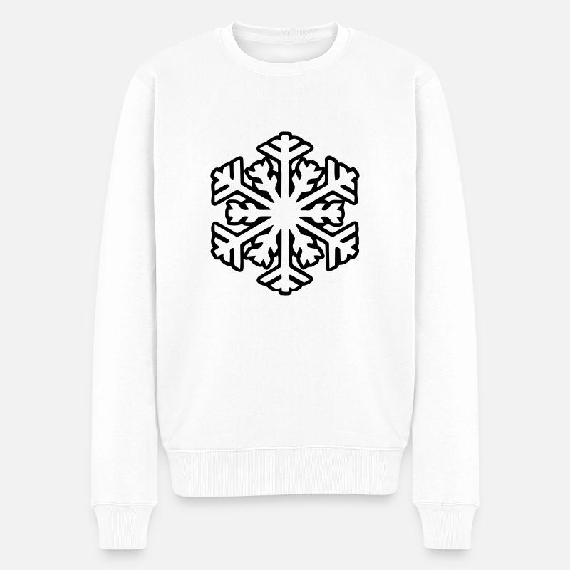 snowflake - Pull Premium bio Homme - blanc