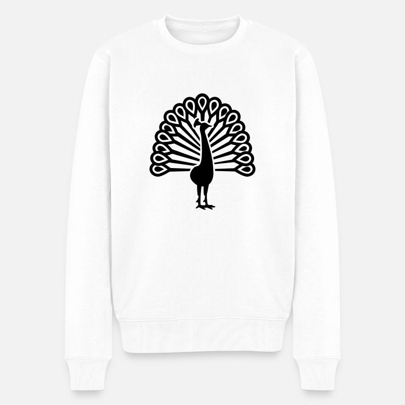 Paon - Pull Premium bio Homme - blanc