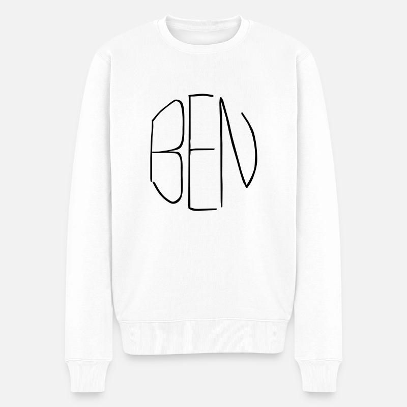 Cadeau Ben - Pull Premium bio Homme - blanc
