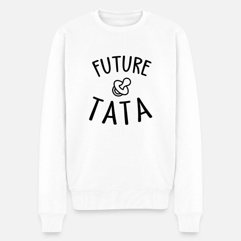 future tata - Pull Premium bio Homme - blanc