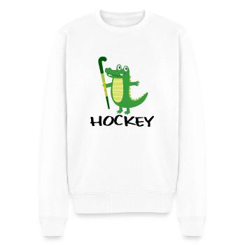 feldhockey hockey hockey hockey-croco - Pull Premium bio Homme - blanc - Devant - Thijin (182cm)