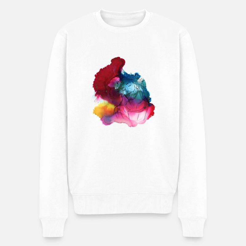 JC - Pull Premium bio Homme - blanc