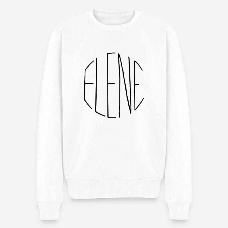Elene - Pull Premium bio Homme - blanc
