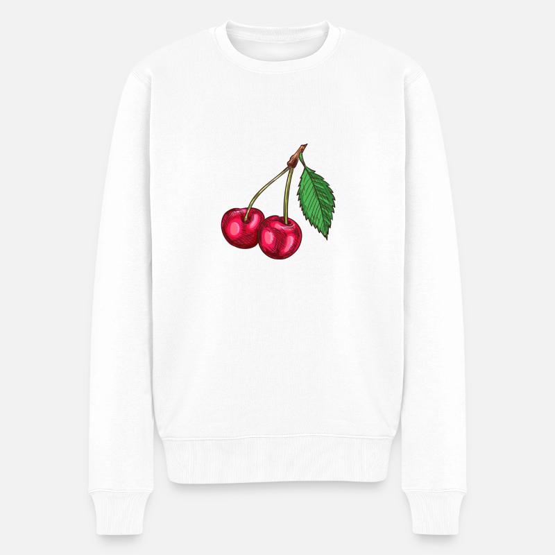 MA CERISE - Pull Premium bio Homme - blanc