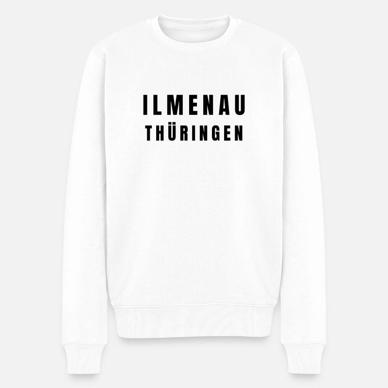 Ilmenau, Thuringe - Pull Premium bio Homme - blanc