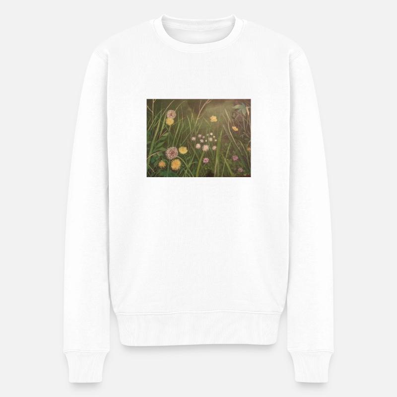 Vorschaubild 1 - Männer Premium Bio Pullover - Weiß