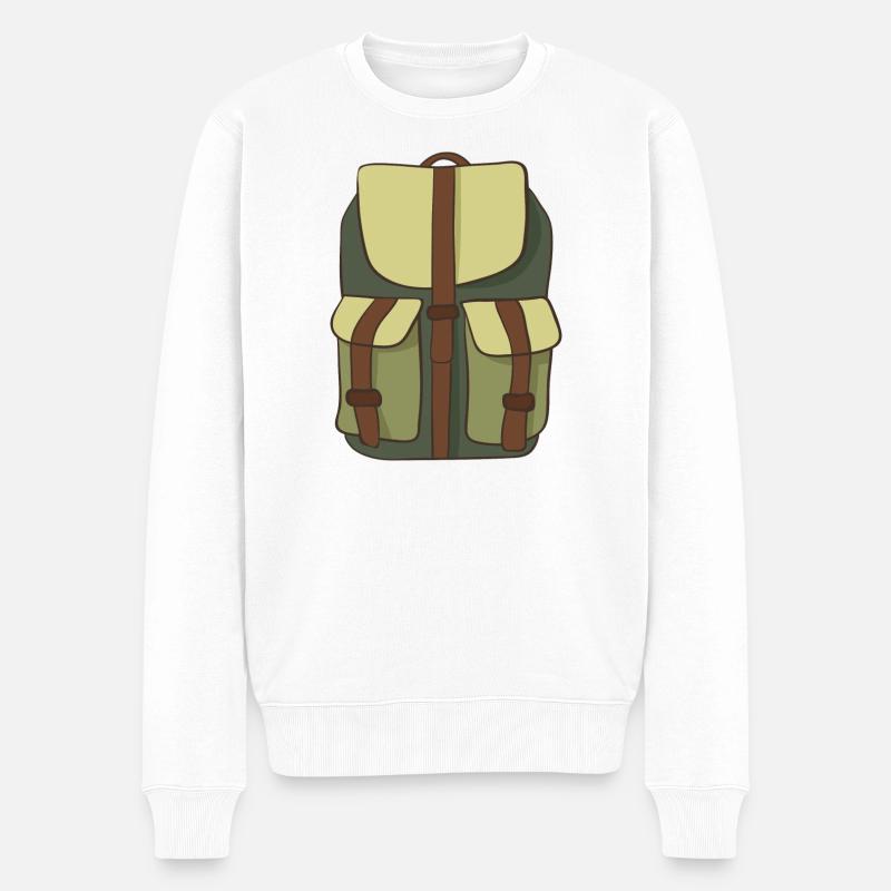 sac à dos - Pull Premium bio Homme - blanc