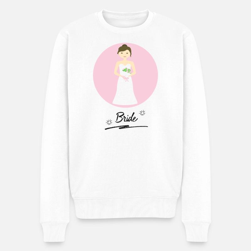 jeune mariée - Pull Premium bio Homme - blanc