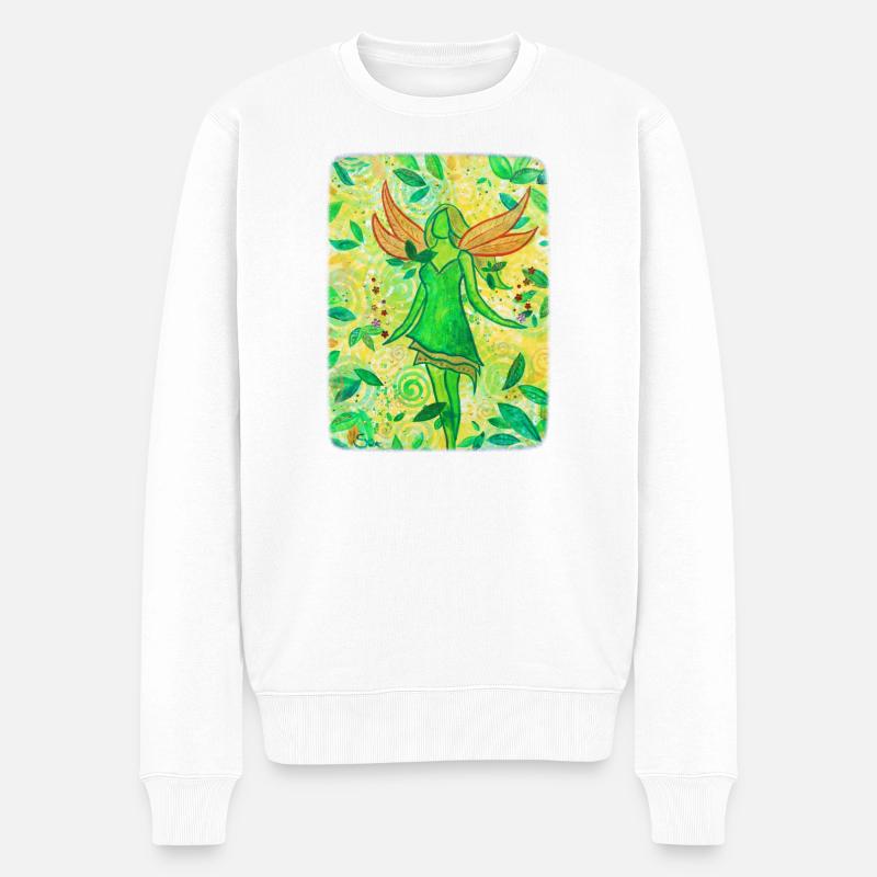 Fleurs Magiques - Sonja Ariel de Staden - Pull Premium bio Homme - blanc