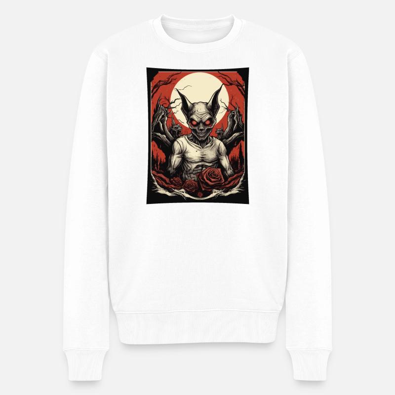Démon de l’enfer - Pull Premium bio Homme - blanc