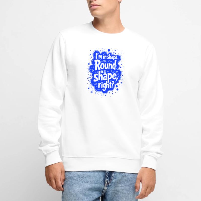 Ich bin in Form... Rund ist eine Form, oder? Männer Premium Bio Pullover