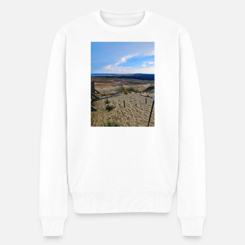 Flèche de Courlande - Pull Premium bio Homme - blanc