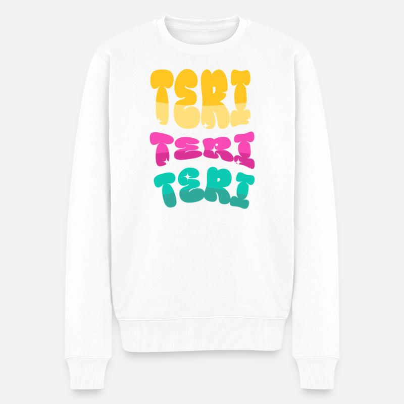 Teri Terry Teri - Pull Premium bio Homme - blanc