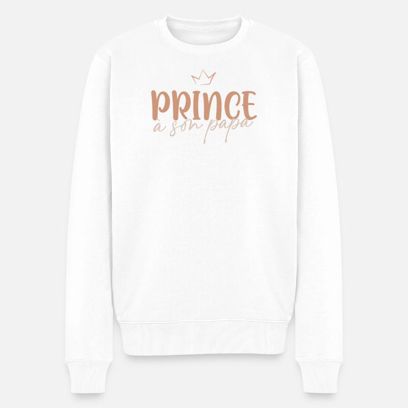 Prince à son papa - Pull Premium bio Homme - blanc