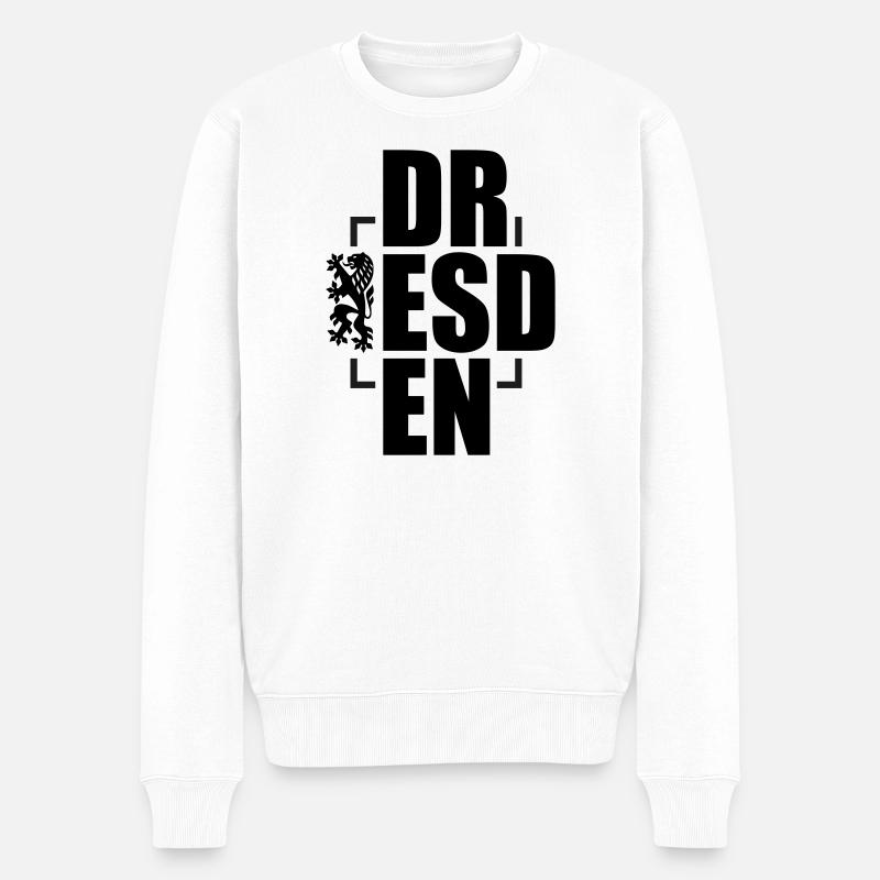 DR ESD EN - Männer Premium Bio Pullover - Weiß