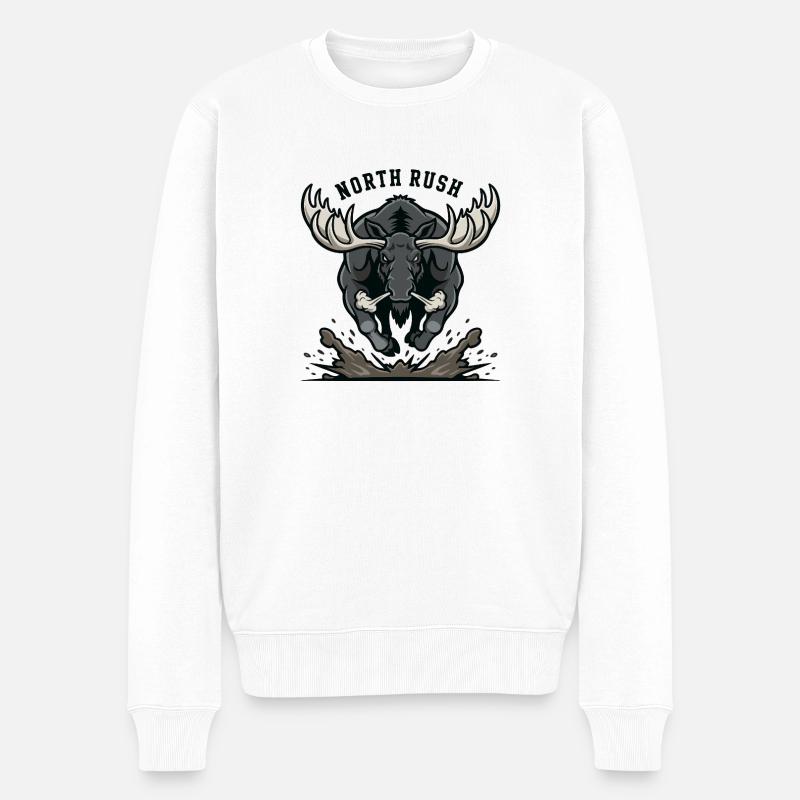 North Rush Élan Force Nordique - Pull Premium bio Homme - blanc