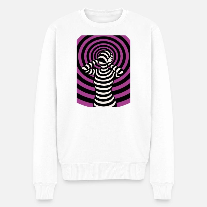 Hypnos, Halluzination  - Männer Premium Bio Pullover - Weiß