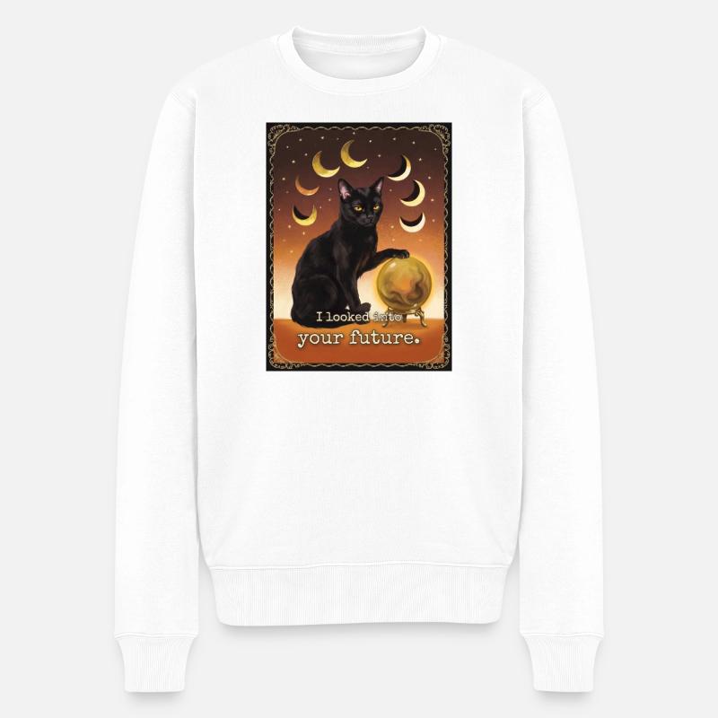 Futur Nope Cat - Pull Premium bio Homme - blanc