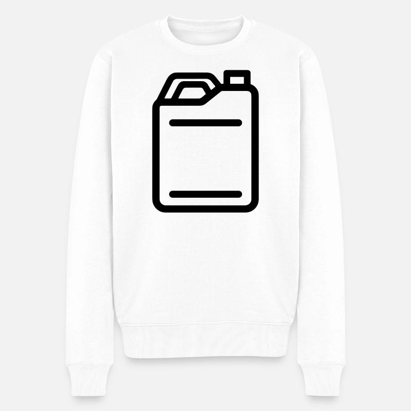 Jerry Can - Männer Premium Bio Pullover - Weiß