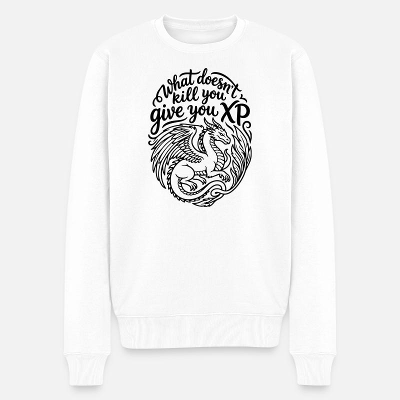 XP gamer - Pull Premium bio Homme - blanc