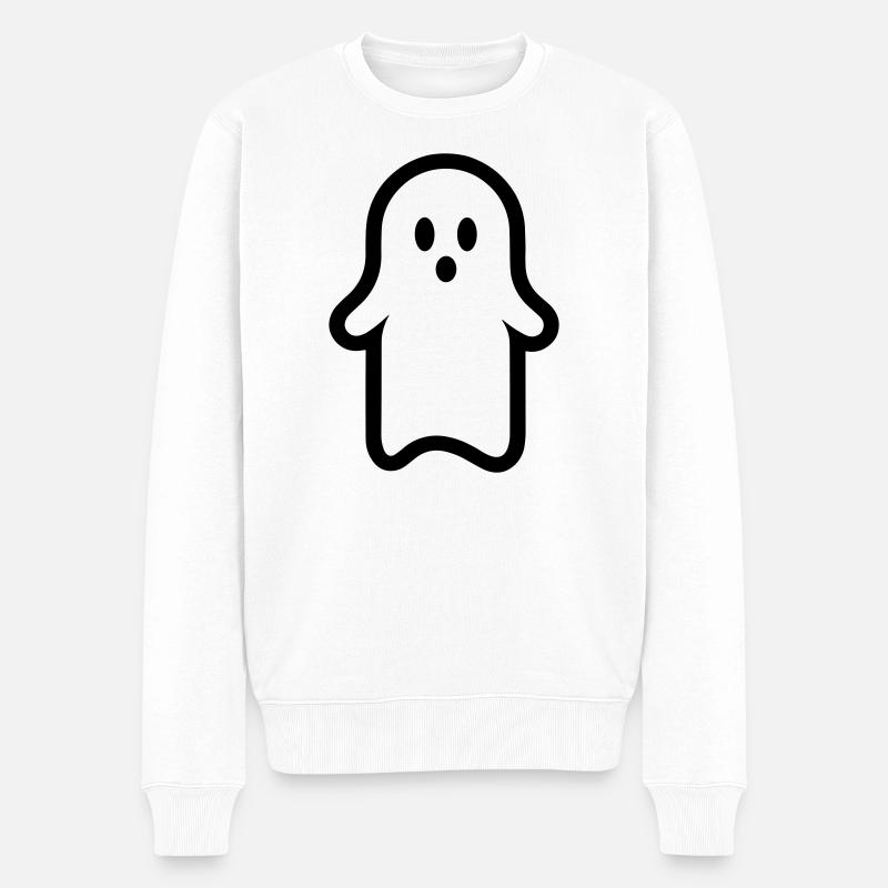 Geist - Männer Premium Bio Pullover - Weiß