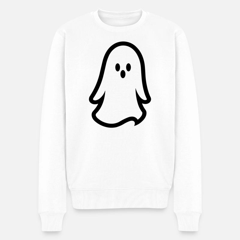 Geist - Männer Premium Bio Pullover - Weiß