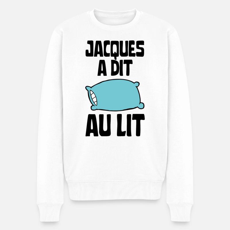 Jacques a dit au lit - Pull Premium bio Homme - blanc