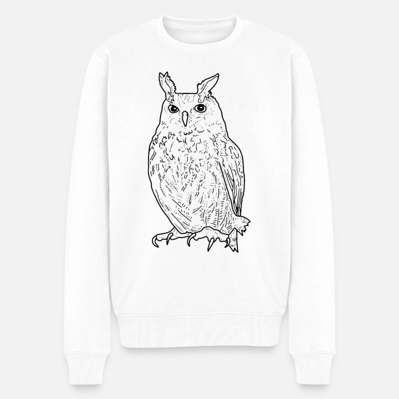 Chouette blanche - Pull Premium bio Homme - blanc