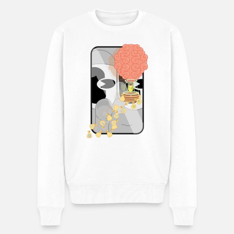 SE LEVER - Pull Premium bio Homme - blanc