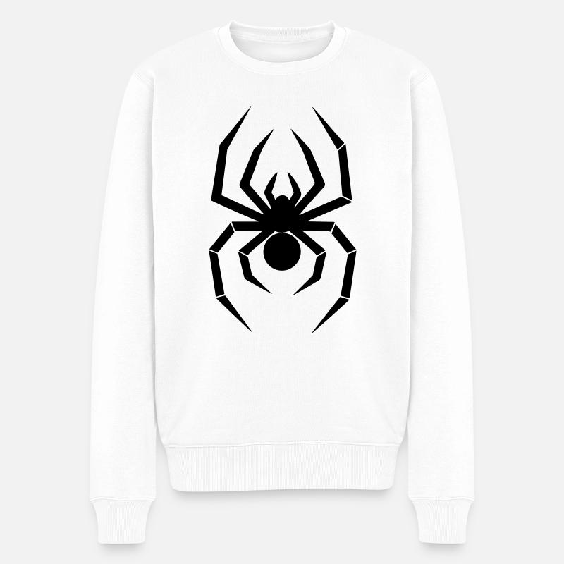 araignée - Pull Premium bio Homme - blanc