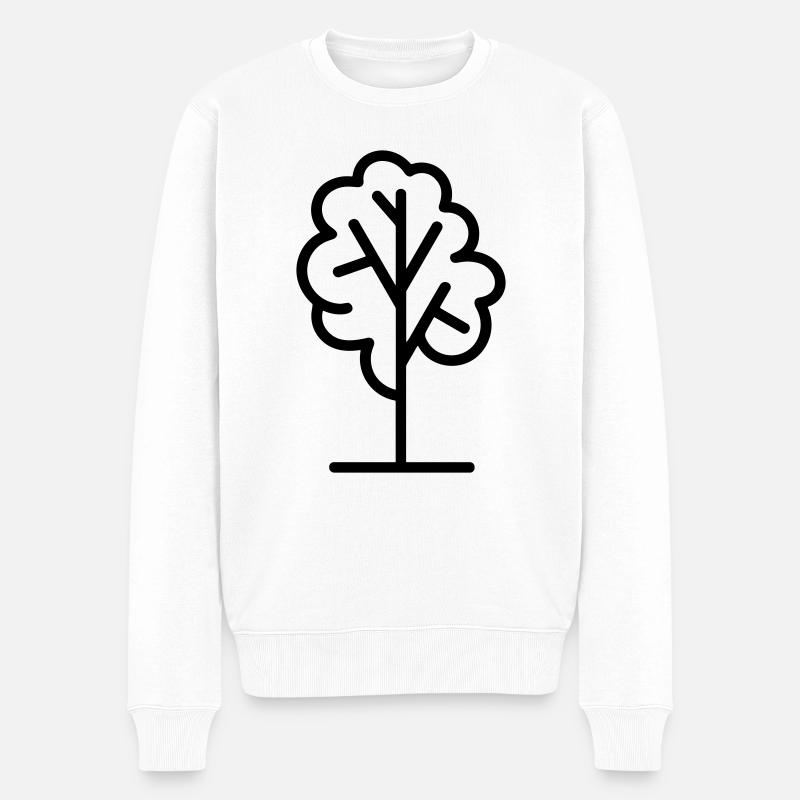 arbre - Pull Premium bio Homme - blanc