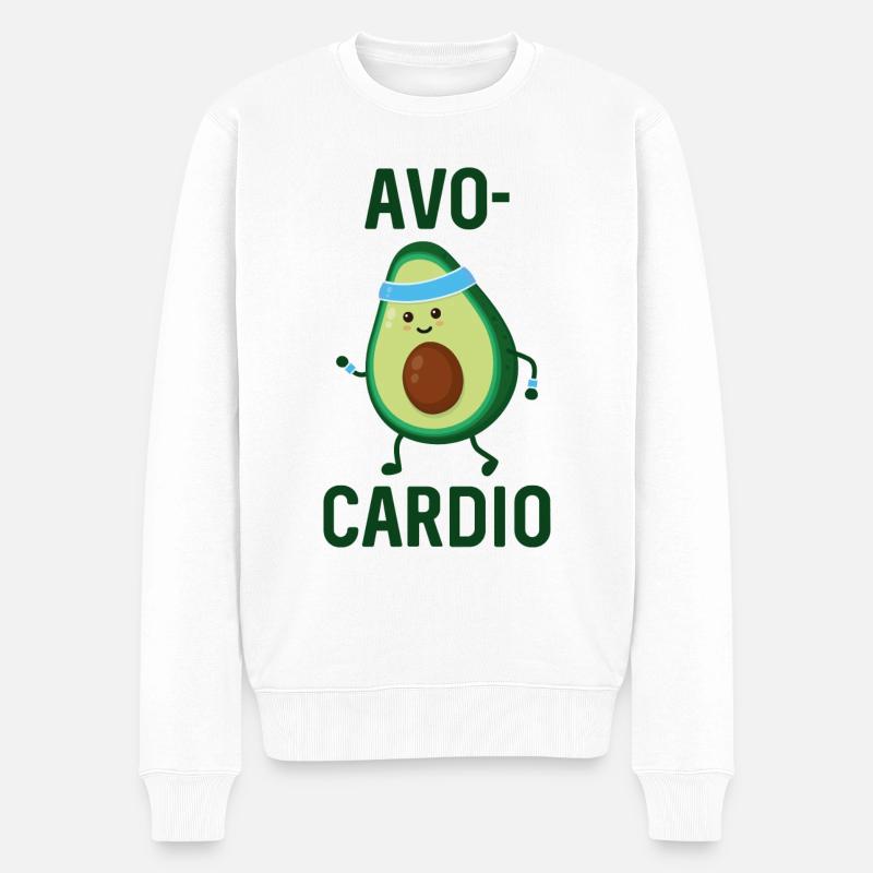 Avocardio ( Avocardio ) - Pull Premium bio Homme - blanc