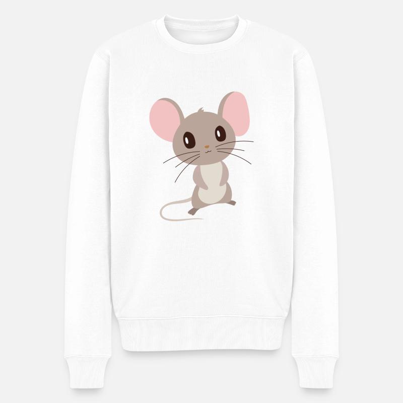 Souris - Pull Premium bio Homme - blanc