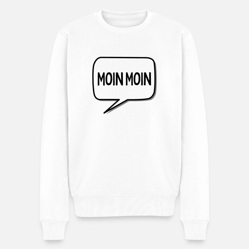 Moin Moin - Pull Premium bio Homme - blanc