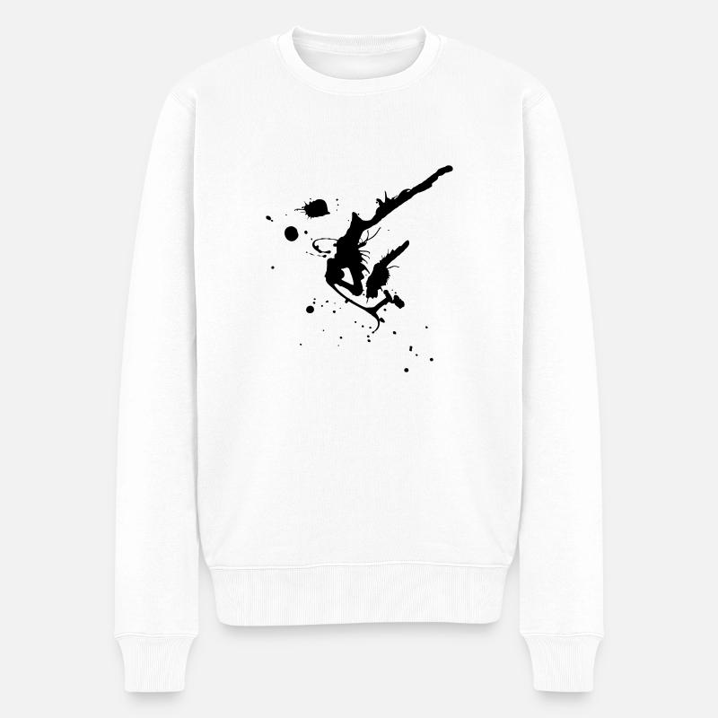 Paintball3 - Männer Premium Bio Pullover - Weiß