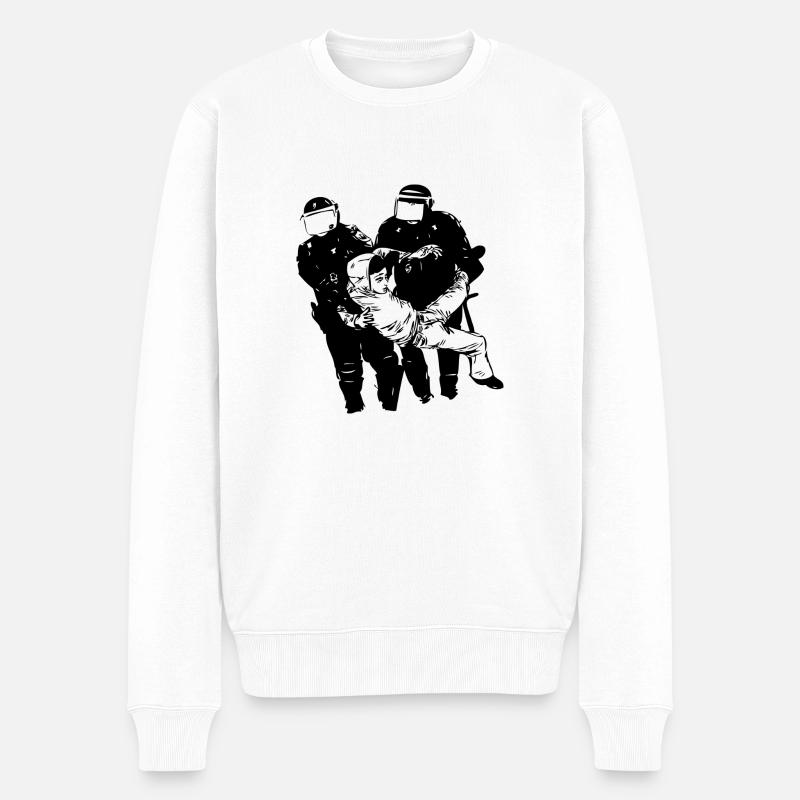 ACAB - Pull Premium bio Homme - blanc