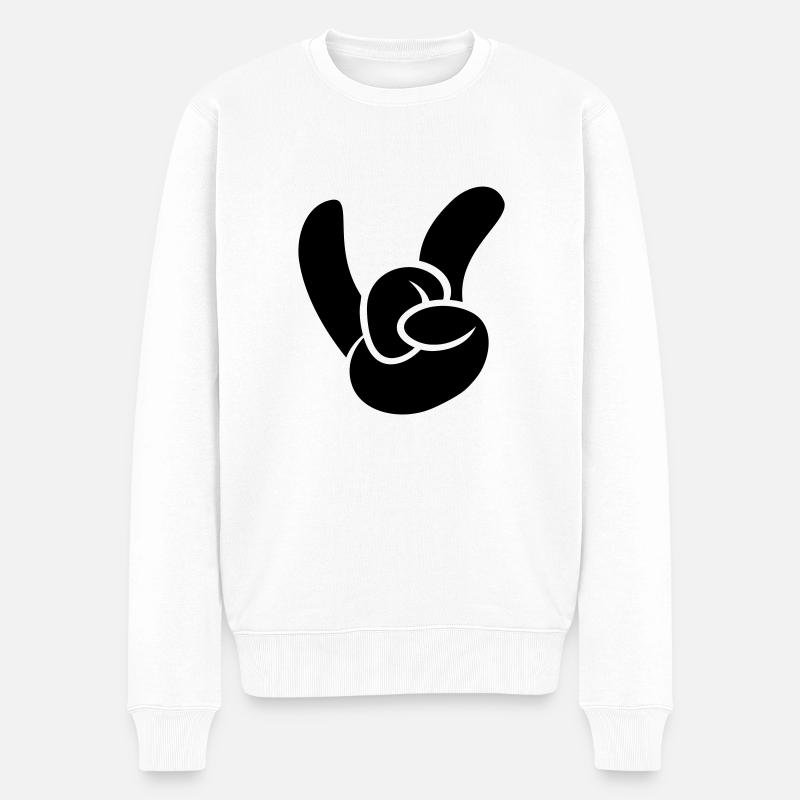Rock on! - Pull Premium bio Homme - blanc