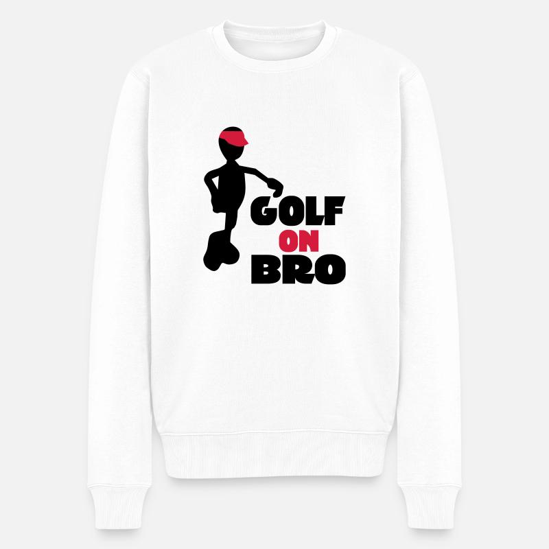 golf - Pull Premium bio Homme - blanc