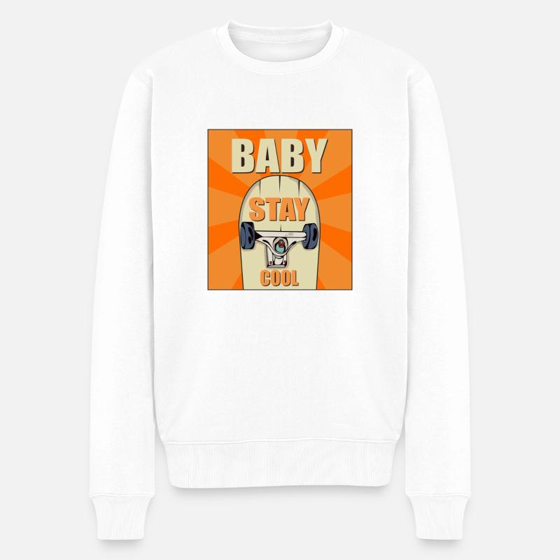 Bébé reste au frais - Pull Premium bio Homme - blanc