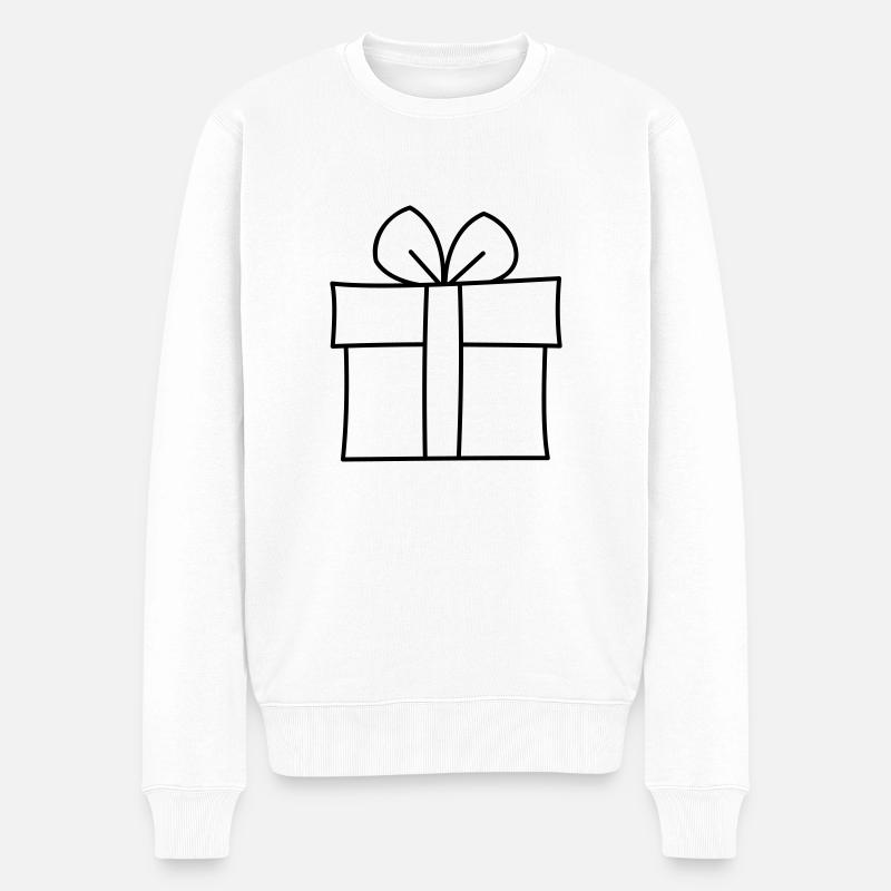 Cadeau - Pull Premium bio Homme - blanc